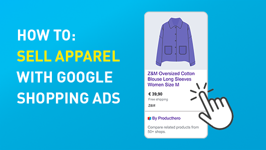 how to sell apparel on google shopping