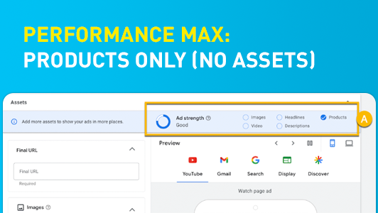 Performance Max no assets