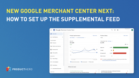 Thumbnail how to set up the supplemental feed in Google Merchant Center Next